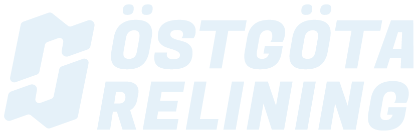 Östgöta Relinings logotyp i ljusblått