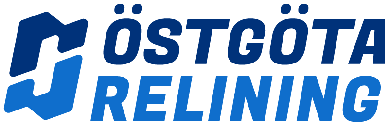 Östgöta Relinings logotyp i blått
